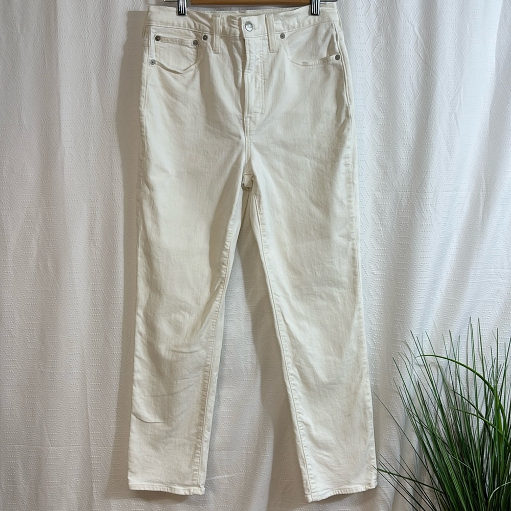 Madewell Perfect Vintage Jean in Tile White - Picture 3 of 12